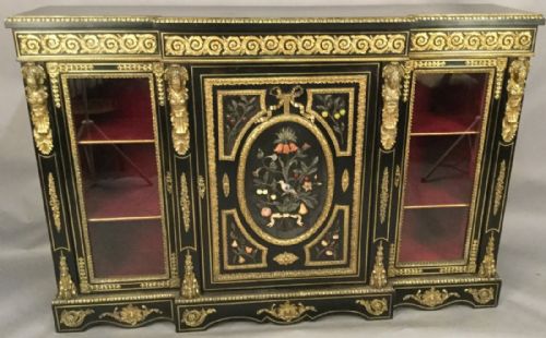 Superb Victorian Credenza Specimen Marble (Pietre Dura)