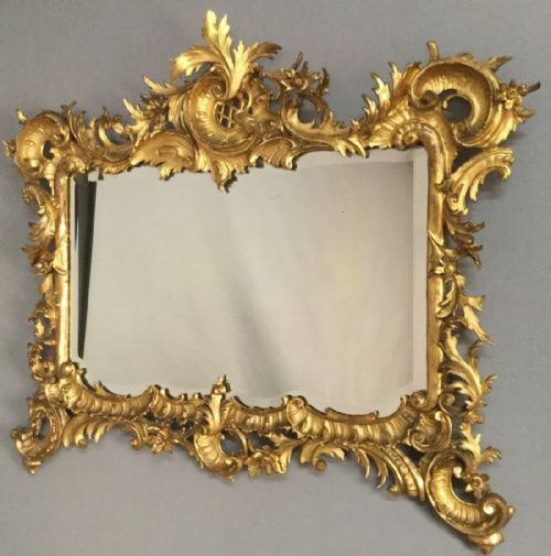 Good 19th Century Carved Wood Gilded Mirror