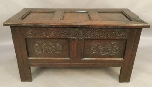 17th Century Oak Coffer/blanket Box