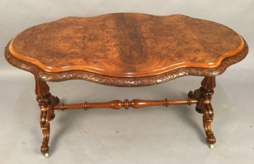 Superb Quality Burr Walnut Window Table