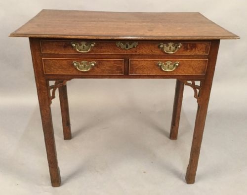 Good Georgian Low Boy in Oak
