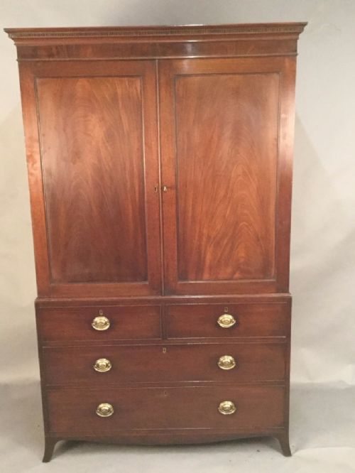 Georgian Mahogany Clothes Press