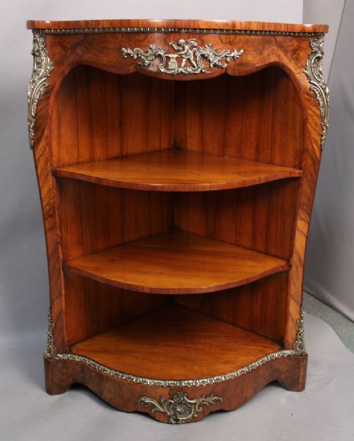 Good Quality Burr Walnut Corner Cabinet
