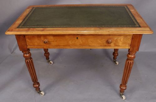 Satin Walnut Library Table