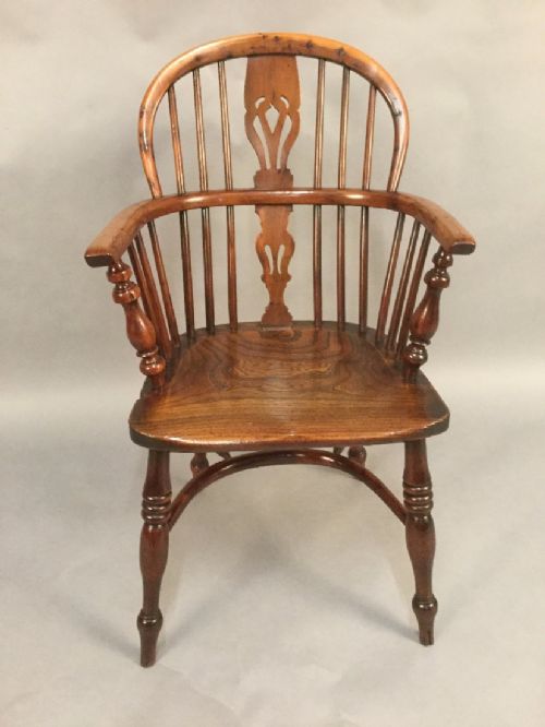 Fine Yew Wood Windsor Chair Rockley Maker