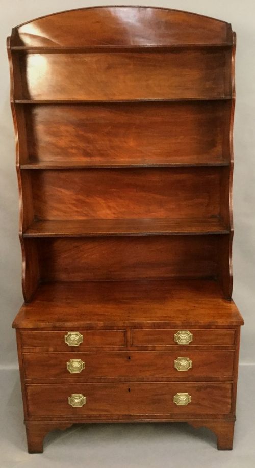 Georgian Waterfall Bookcase