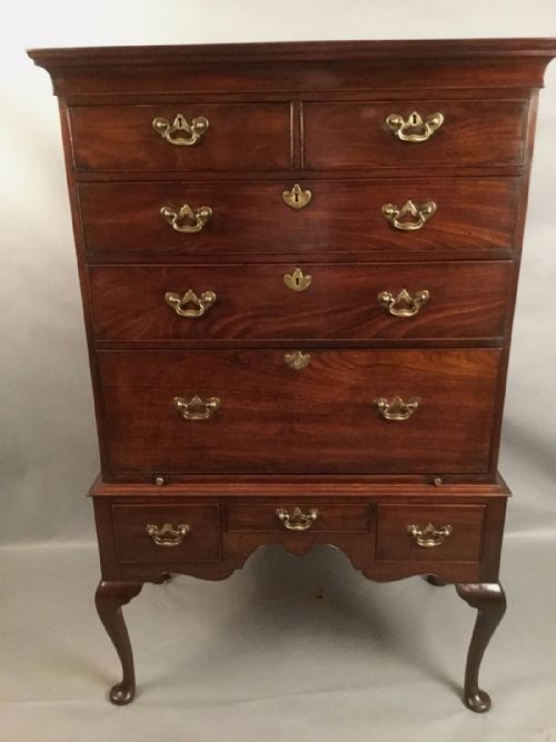 George II Tall Boy with Writing Drawer