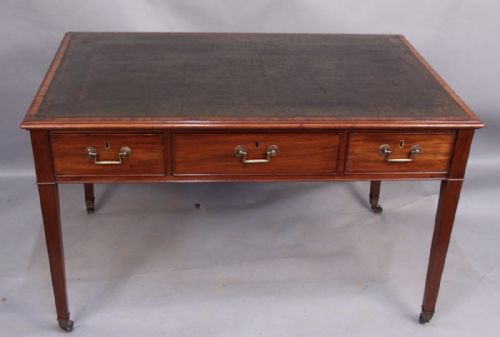 Georgian Mahogany Library Table