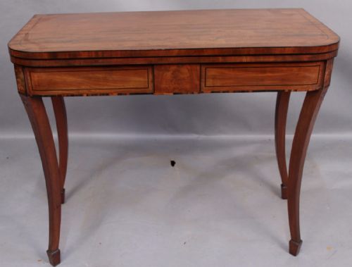 Georgian Mahogany Card Table