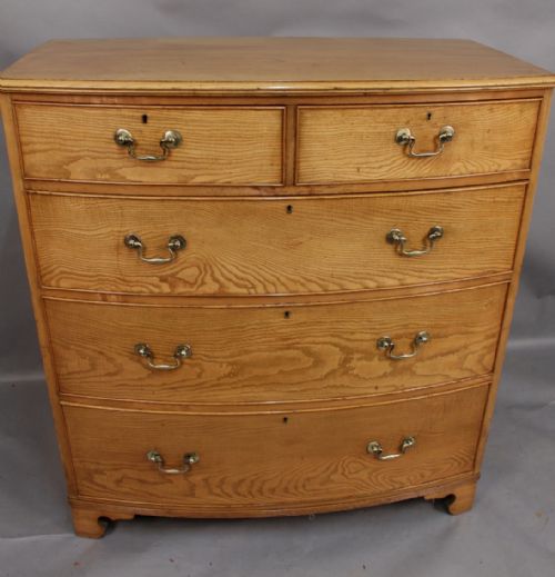 Satin Birch Chest of Drawers Georgian