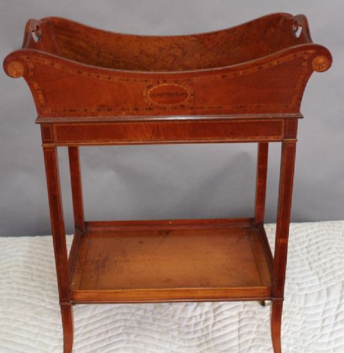 Satin Wood Book Tray with Possible Royal Connections