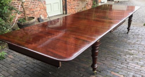 An Early Victorian Extending Dining Table 15 Foot