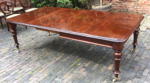 Victorian Extending Dining Table Mahogany Seat 10