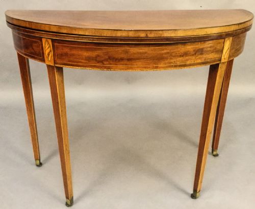 Georgian Mahogany Card Table
