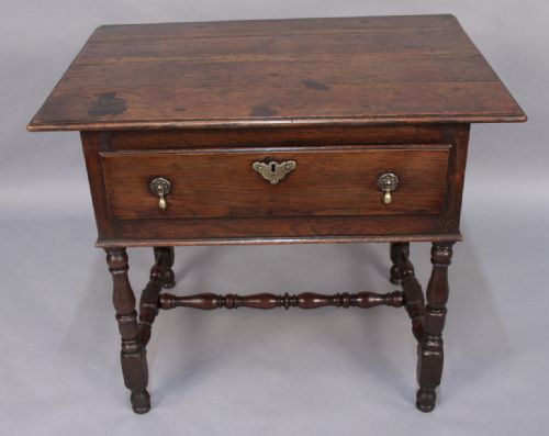 Early 18th Century Oak Side Table