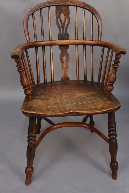 Ash and Elm Low Windsor Chair Rockley