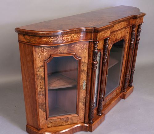 Credenza Victorian Walnut with Inlay