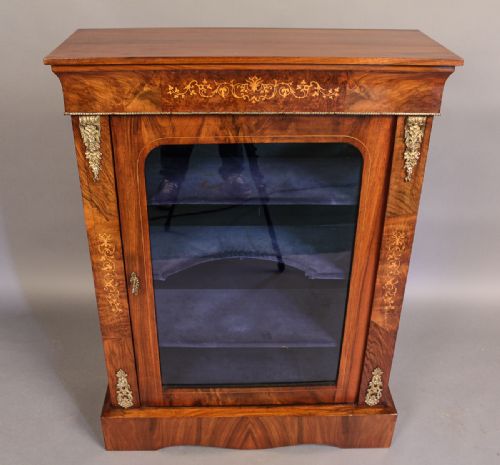Victorian Walnut Pier Cabinet