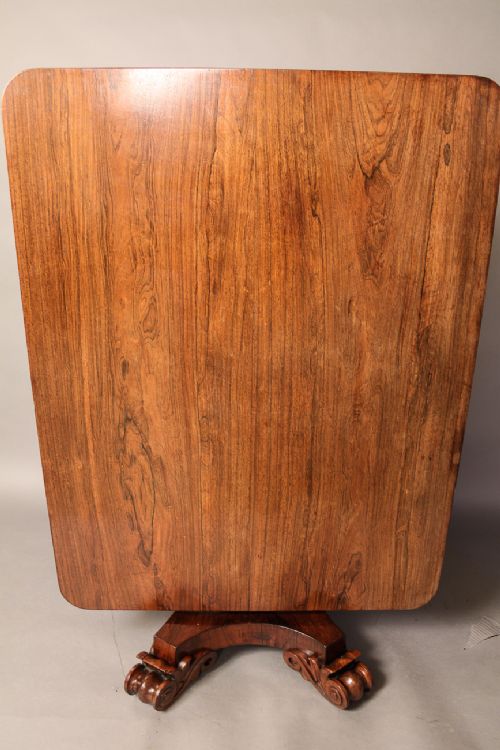 William IV Breakfast Dining Table in Rosewood