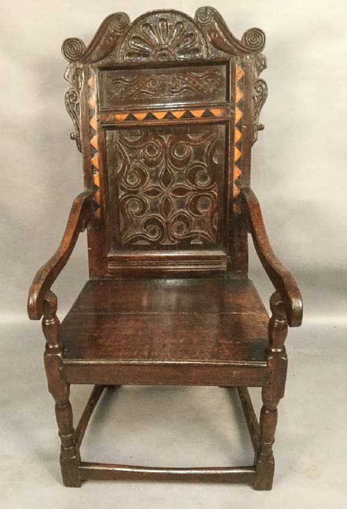 Charles II Wainscot Armchair Yorkshire