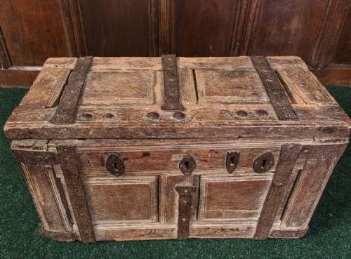 Elizabethan Strong Box in Oak