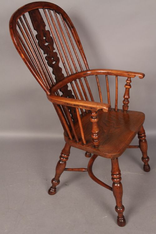 Rare Yew Wood Windsor Chair Spencer Retford Worksop