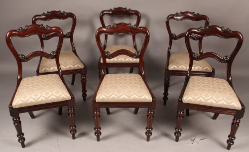 Good Set of  Six Early Victorian Dining Chairs