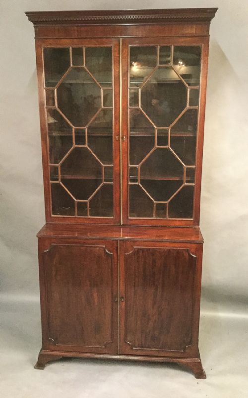 Georgian Library Bookcase Mahogany