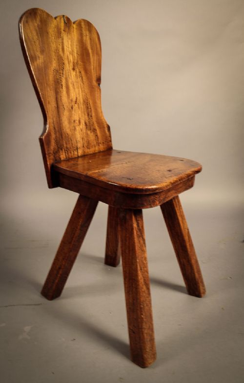 Georgian Elm Hall Seat