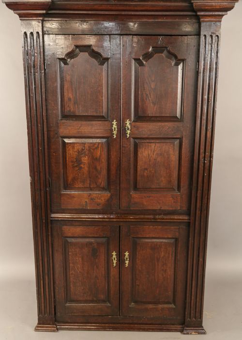 Georgian Full Height Corner Cupboard in Oak