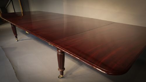 Extending Dining Table Mahogany Seat 16 Gillows Model
