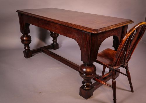 19th Century Refectory Table Oak