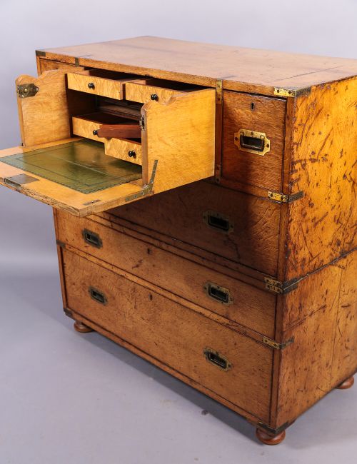 Campaign Chest with Secretair Drawer in Oak