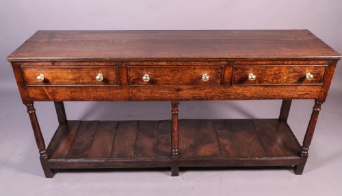 A Georgian Oak Pot Board Serving Dresser