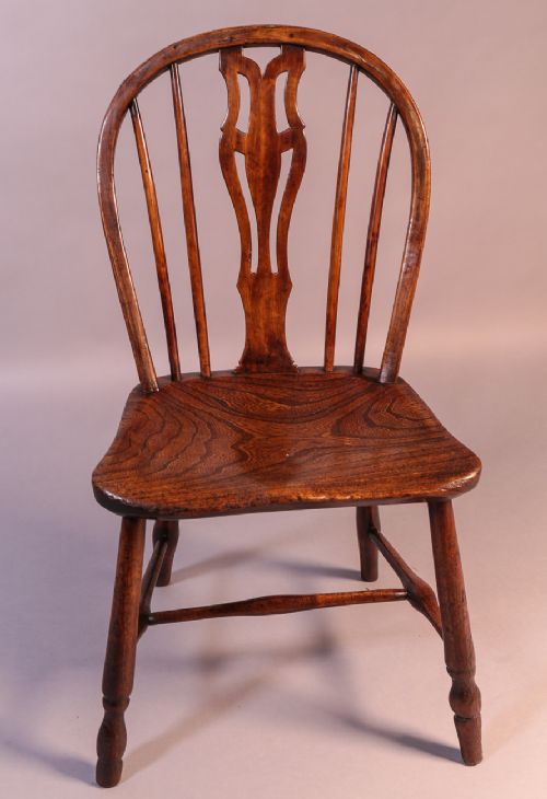 Yew Wood Kitchen Chair