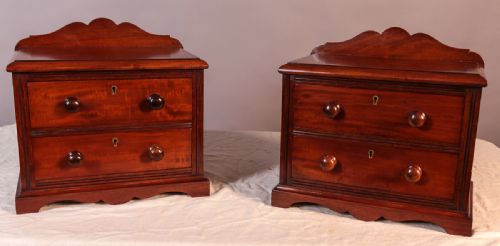 Pair of Miniature Chests of Drawers