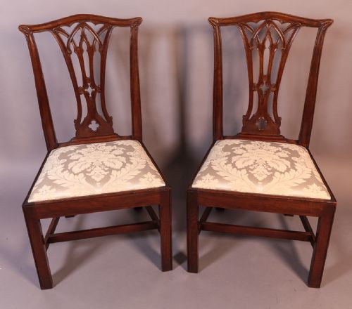 Pair of Georgian Dining Chairs Mahogany