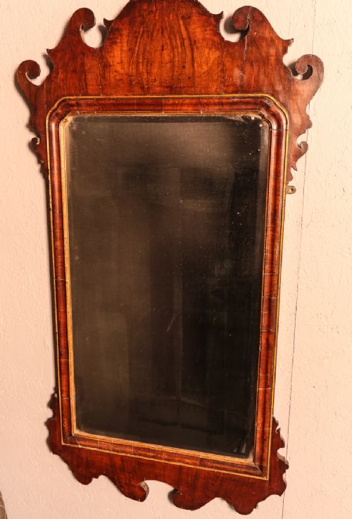 Georgian Walnut Mirror