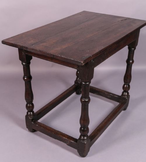 17th Century Side Table in Oak