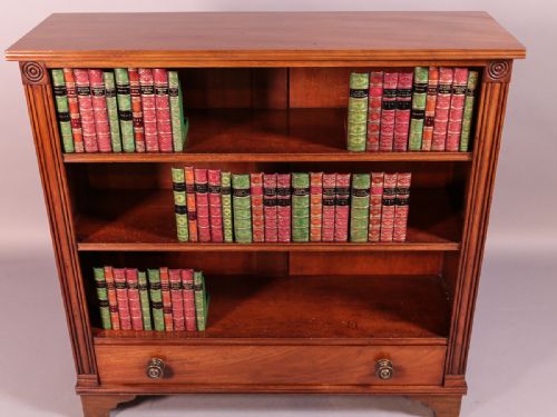 19th Century Open Bookcase
