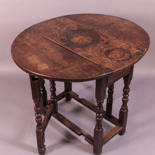 Small 17th Century Gate Leg Table