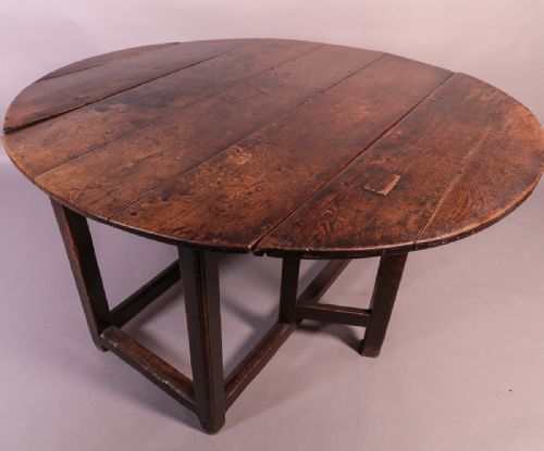 Large Early Gate Table in Oak