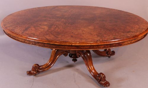 Victorian Burr Walnut Coffee Table