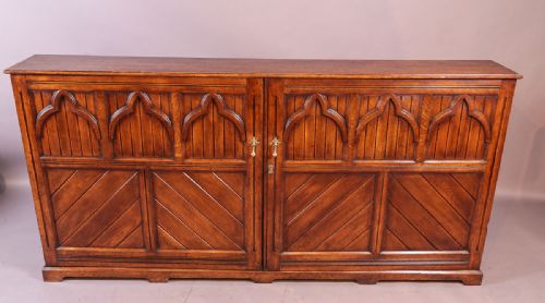 19th Century Gothic Cupboard