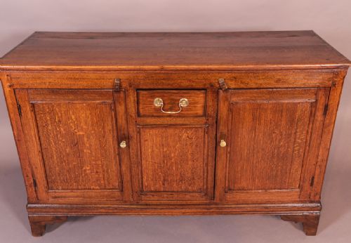 A Small Georgian Oak Serving Dresser