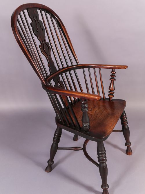 A Good High Windsor Chair Issac Allsop Worksop