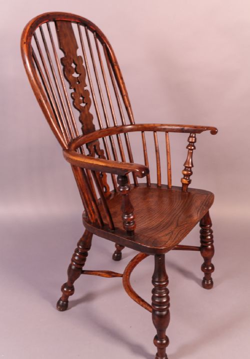 A Yew Windsor Chair Allsop Worksop