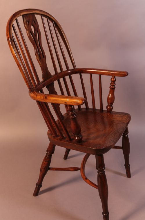 Yew Wood Windsor Chair Nicholson Rockley