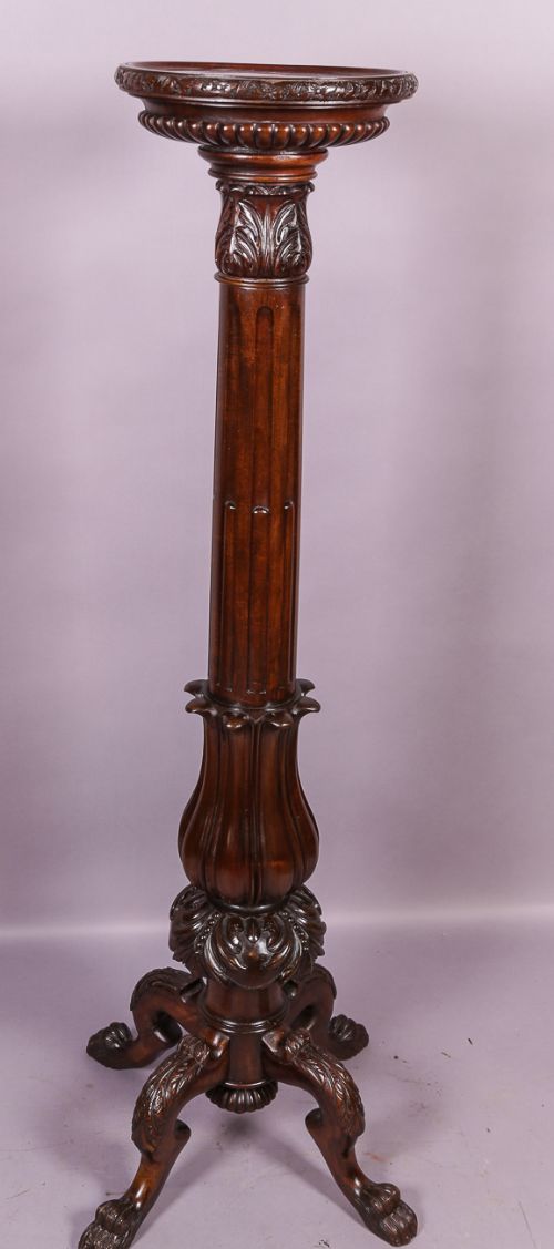 Victorian Mahogany Torchair