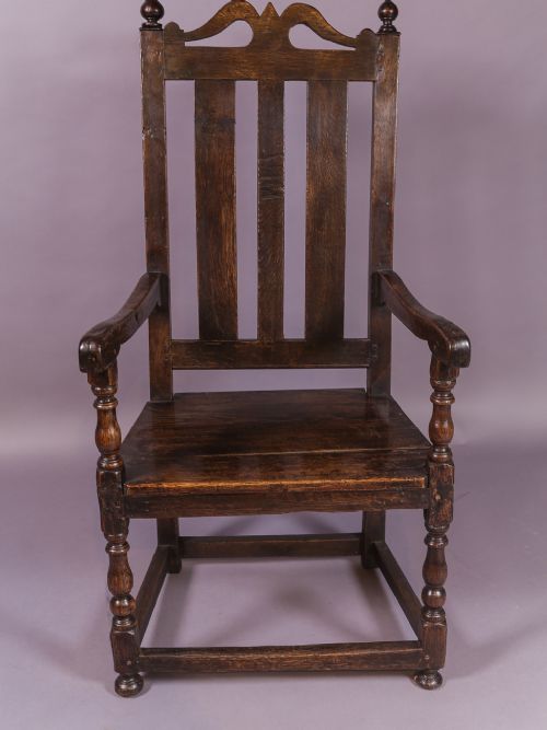 Early 18th Century Oak Armchair